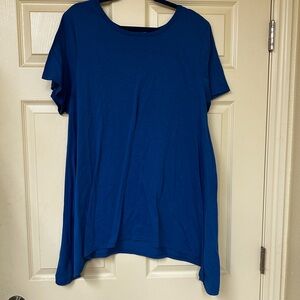 LuLaRoe Deep Blue Short Sleeve Top